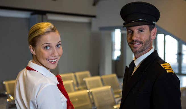 airline crew transportation california